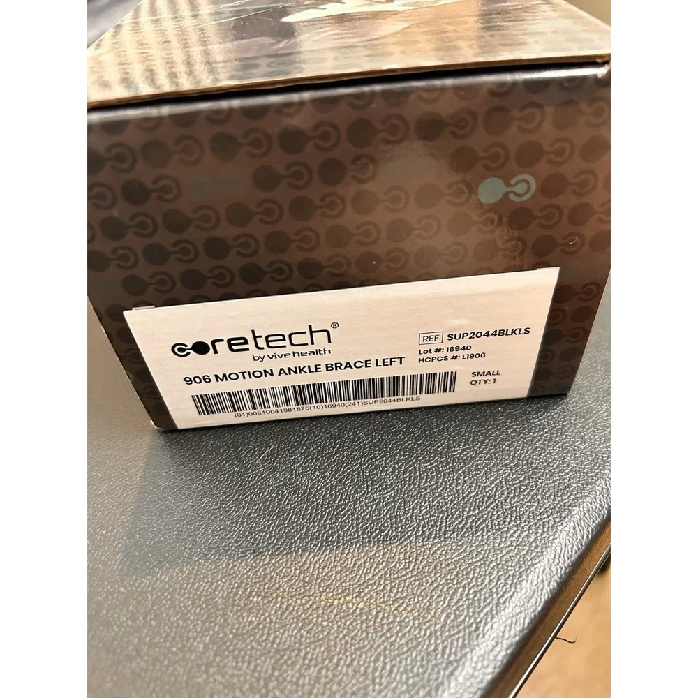 Coretech 906 Motion Ankle Brace by Vive Health - Left Small - NEW